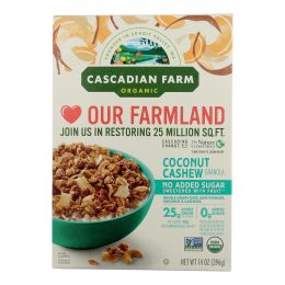 Cascadian Farm - Cerl Gran Coconut Cshw - Case of 6 - 14 OZ