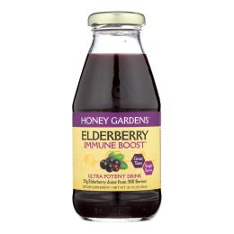 Honey Gardens - Elderbry Immune Boost Dark - Case of 4-10.1 OZ