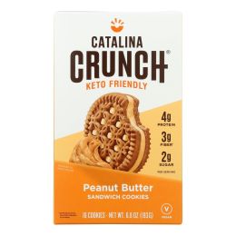 Catalina Crunch - Cookie Sandwich Peanut Butter - Case of 6-6.8 OZ