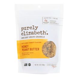 Purely Elizabeth - Gran Antgrn Honey Peanut Butter - Case of 6-12 OZ