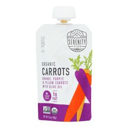 Serenity Kids - Pouch Carrot Medley - Case of 6-3.5 OZ