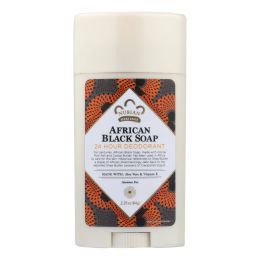 Nubian Heritage Deodorant - All Natural - 24 Hour - African Black Soap - 2.25 oz - 1 each
