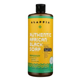 Alaffia - African Black Soap - Peppermint - 32 fl oz.
