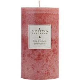 Romance Aromatherapy By Romance Aromatherapy One 2.75 X 5 Inch Pillar Aromatherapy Candle.  Combines The Essential Oils Of Ylang Ylang & Jasmine To Cr