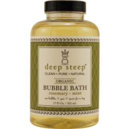 Deep Steep By Deep Steep Rosemary-mint Organic Bubble Bath 17 Oz For Anyone