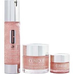 Clinique By Clinique Moisture Surge Best Set: Hydrating Supercharged Concentrate + 72-hour Auto-replenishing Hydrator + All About Eyes --3pcs For Wome