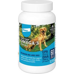 Bayer Dog Omega-3 Fish Oil Capsules 60ct.
