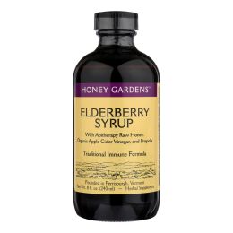 Honey Gardens Apiaries Organic Honey Elderberry Extract with Propolis - 8 fl oz (SKU: 626135)